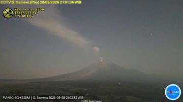 PVMBG Buka Suara Soal Dentuman Terekam CCTV Saat Gunung Semeru Erupsi