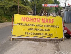 Ini Alasan ASN Nekat Terobos Jalan Lagi Dicor di Pekalongan