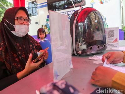 Jemput Bola, Anabul Warga Dicek Kesehatan di Klinik Keliling