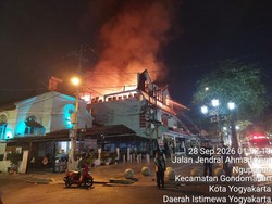 Hamzah Batik Malioboro Jogja Terbakar