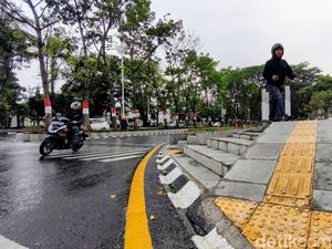 Trotoar Gasibu Diklaim Belum Final, Kopeka: Secara Fungsi Tidak Sesuai
