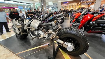 Segini Biaya Modifikasi Yamaha Xmax Jadi Motor Batman