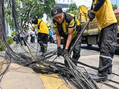 Kabel Utilitas Semrawut Ditertibkan, 1.161 Meter Jaringan Ditata