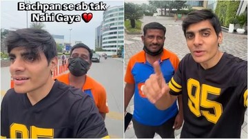 Bikin Haru! Konten Kreator Ajak Ojol Minum Milkshake di Hotel Mewah