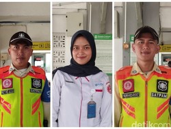 Ini Trio Pahlawan Penumpang Lahiran dalam KRL di Stasiun Rawabuntu