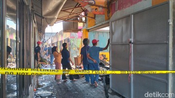 Terungkap Penyebab Kebakaran 300 Kios Pasar Kepulungan Pasuruan