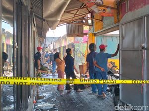 Terungkap Penyebab Kebakaran 300 Kios Pasar Kepulungan Pasuruan