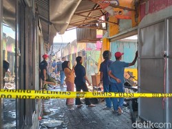 Terungkap Penyebab Kebakaran 300 Kios Pasar Kepulungan Pasuruan