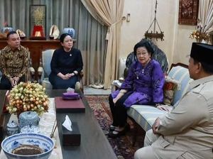 Video Prabowo Takziah ke Rumah Megawati, Berduka Wafatnya Guruh Soekarnoputra