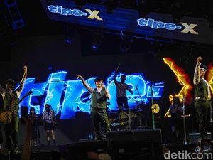 Tipe-X Orcheska Guncang Panggung, Ajak Berjoget
