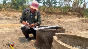 Warga Nganjuk Temukan 7 Sumur Jobong Kuno di Tepi Sungai Brantas
