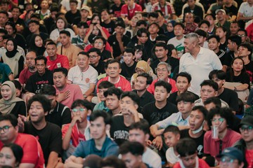 Euforia Nobar Timnas Indonesia di Kantor Gubernur Jateng Geliatkan UMKM
