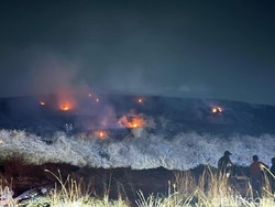 TPA Jatibarang Semarang Terbakar Pagi Ini