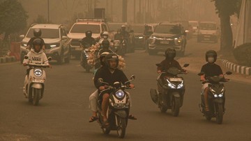 Kualitas Udara Palangka Raya Berbahaya, Kabut Asap Ancam Kesehatan