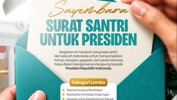 Kemenag Gelar Lomba Surat Santri untuk Presiden, Sampaikan Aspirasimu!