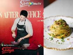 Jago Masak, Maxime Bouttier Pamer Skill Bikin Spaghetti Aglio e Olio