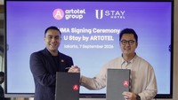 Artotel Group dan U Stay Kolaborasi, Bidik 50 Hotel dan 5.000 Kamar dalam Tiga Tahun