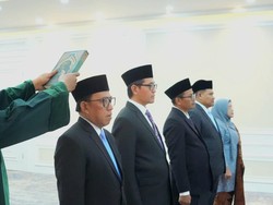 5 Pejabat Ditjen Pesantren yang Dilantik Menag Hari Ini