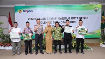 Kapolres Kediri Kota Bekali Takmir Masjid, Tekankan Kamtibmas-Kerukunan
