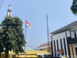 Peringati G30SPKI, Bendera Setengah Tiang Berkibar di Parepare