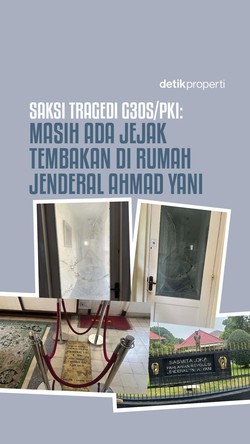Video Saksi Tragedi G30S/PKI: Masih Ada Jejak Tembakan di Rumah Jenderal Ahmad Yani