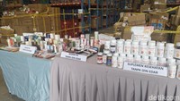 BPOM Bongkar Gudang Skincare-Suplemen Ilegal di Tangerang, Nilainya Capai Rp 25 M