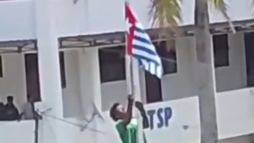 Bintang Kejora Dikibarkan Saat Demo Mahasiswa di Jayapura, 1 Orang Ditangkap
