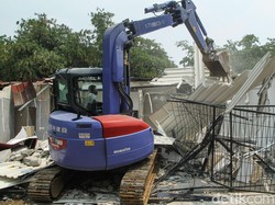 Klaster Mewah Lapas Cibinong Kini Rata dengan Tanah