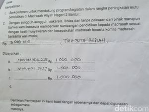 Alasan Komite MAN 2 Bantul Pungut Jutaan Rupiah dari Wali Murid