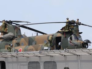 Chinook Jepang Selesaikan Misi Karhutla Kalbar, Lebih dari 40 Operasi Dilakukan