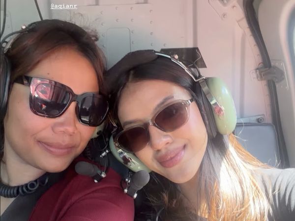Istri Fiersa Besari Emosional War Helikopter Hindari Longsor di Nepal