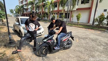 Maling di Rusunawa Kebondalem Kendal 'Tukar' Vario dengan Beat