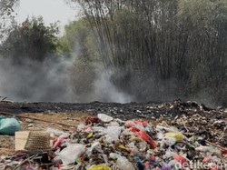 TPA Landoh Rembang Terbakar, Api Diduga Berasal dari Puntung Rokok