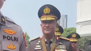 Komjen Suyudi Tiba di Istana Jelang Dilantik Prabowo Sebagai Kapolri