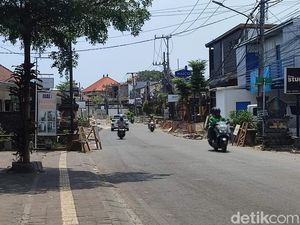 Perbaikan Drainase, Jalan Kunti II Seminyak-Denpasar Ditutup Malam hingga Pagi