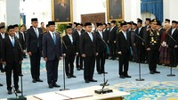 Prabowo Lantik Listyo Sigit Prabowo sebagai Kepala Staf Kepresidenan