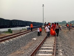 Pria Lansia Tewas Usai Tertemper Kereta Api di Kertapati Palembang