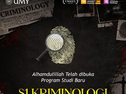 UMY Buka Prodi Baru S1 Kriminologi, Pendaftaran Bisa Pakai Nilai Rapor-Tes CBT!