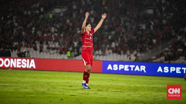 Timnas Indonesia unggul 6-1 atas Bangladesh dalam FIFA ASEAN Cup 2026 di Stadion Utama Gelora Bung Karno, Kamis (1/10) malam. (CNN Indonesia/Adi ibrahim)