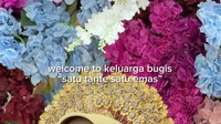 Viral Tradisi Pernikahan Bugis: Satu Tante Satu Emas