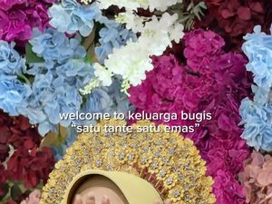 Viral Tradisi Pernikahan Bugis: Satu Tante Satu Emas