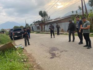 Polisi di Dogiyai Papua Tengah Dikeroyok 4 OTK Pakai Samurai