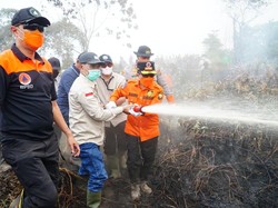 Luas Karhutla Jambi Tembus 4.123 Hektare, 7 Titik Api Masih Dipadamkan