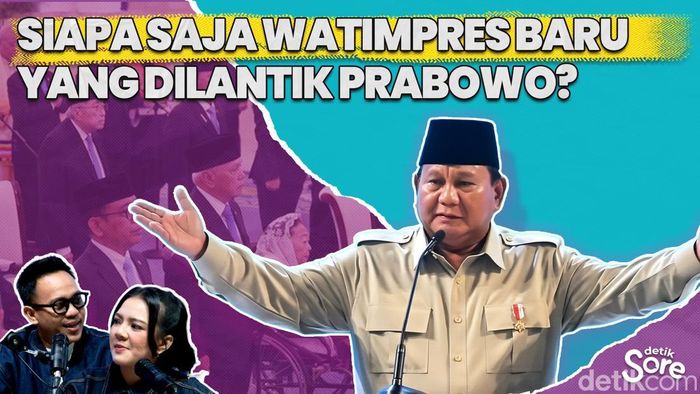 Video: Prabowo Lantik Watimpres, Pratikno Jadi Ketua