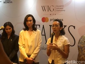 GKR Bendara Kenalkan Kuliner Langka Nasi Golong Gilig dan Dawet Sambal di WIG