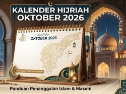 Kalender Hijriah Oktober 2026, Cek Tanggal Rabiul Akhir dan Jumadil Awal