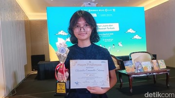 Siswa SD-SMP Ini Jadi Juara Lomba Menulis Cerita Fiksi di IIBF 2026, Ini Tipsnya