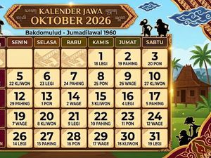 Kalender Jawa Oktober 2026 dengan Hari, Weton dan Pasaran