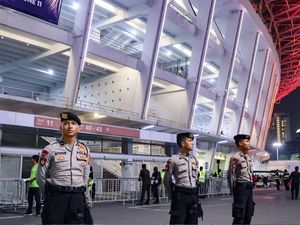 2.820 Personel Polda Metro Amankan Laga Vietnam Vs Pakistan di GBK