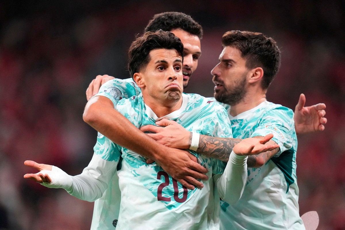 Portugal mengalahkan Denmark 4-2 tanpa Cristiano Ronaldo. (Foto: via REUTERS/Liselotte Sabroe)